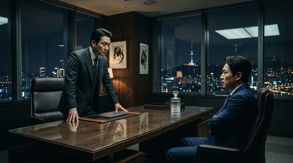 Climax Episode 5 - Tae-Seop confronts WR Group chairman
