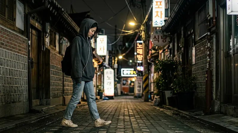 IU My Mister fashion minimalist hoodie sneakers style