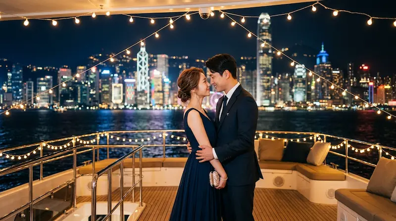 Perfect Crown Episode 6 yacht kiss scene between Hui-ju and Prince Yi-an that set up the emotional stakes for Episodes 7-8