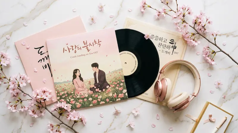 Perfect Crown OST soundtrack list featuring BIBI, KiiiKiii, and BoyNextDoor