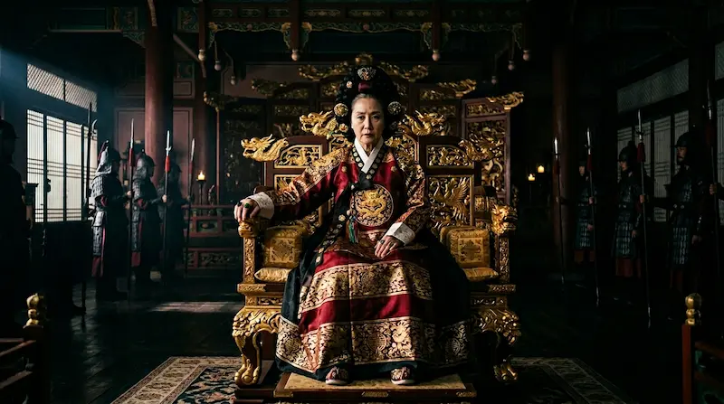 Perfect Crown Queen Mother plotting her next move against Hui-ju and Prince Yi-an in Episodes 7-8