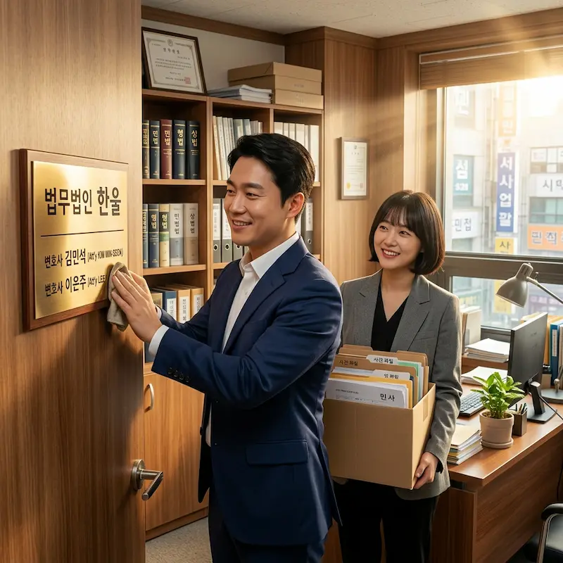 Phantom Lawyer Episode 10 — I-rang and Na-hyun officially become law office partners