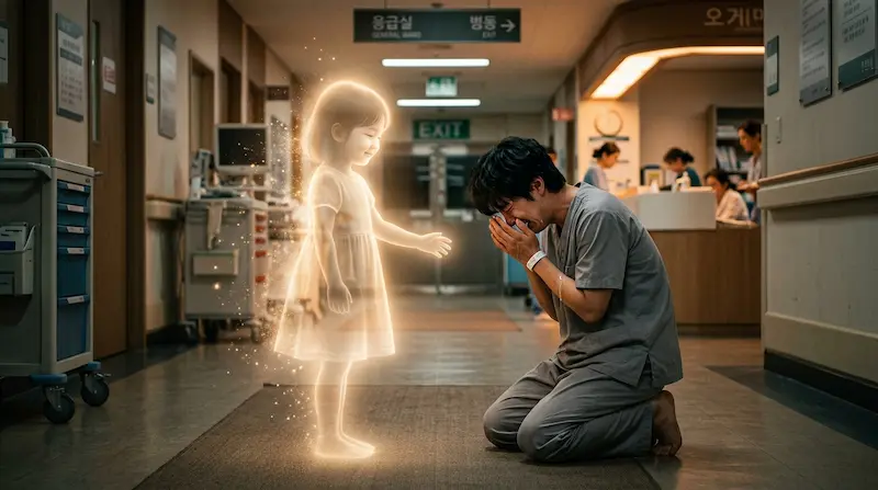 Sin I Rang crying as child ghost Shi-ho passes on peacefully