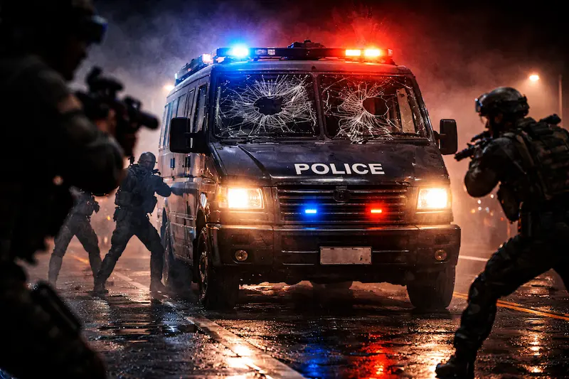 Bloodhounds Season 2 Episode 6 – Baek-jeong escapes police custody in a highway ambush