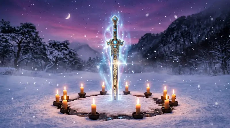 A magical snowy scene inspired by the legendary K-drama soundtracks of 2016