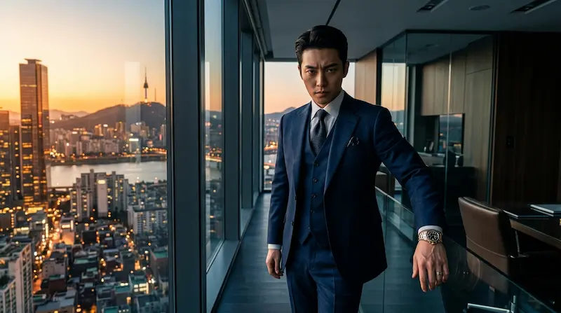 Heo Nam-jun as ruthless chaebol heir Cha Se-gye in My Royal Nemesis