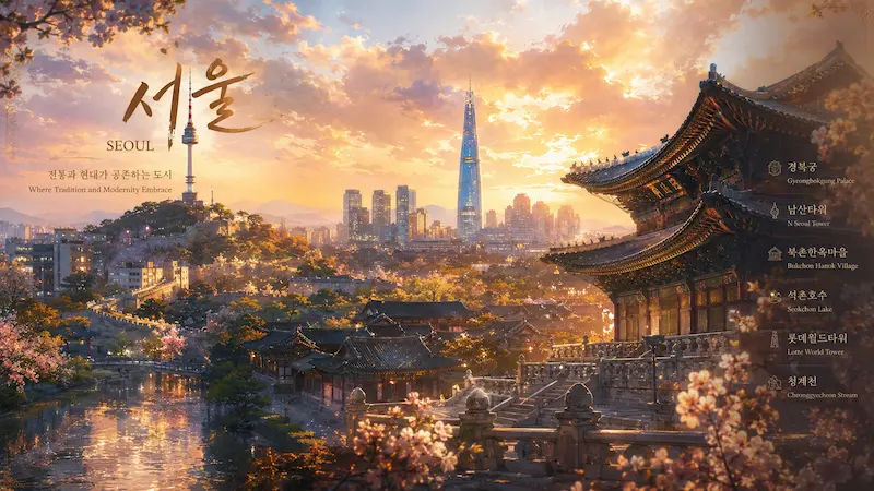 My Royal Nemesis filming locations featuring Seoul landmarks and Korean palace