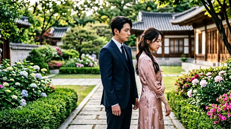 Yi-an confessing his feelings to Hui-ju in Perfect Crown episode 7