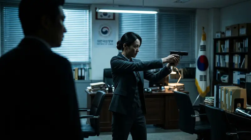  Perfect Crown episode 11 Hui-ju IU gun confrontation Prime Minister Min Jung-woo Noh Sang-hyun