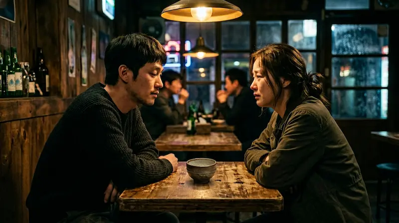 Dong-man finally says "help me" to his older brother Jin-man in episode 6
