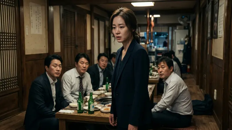 We Are All Trying Here episode 6 recap — the bar scene where Eun-a finally claims Dong-man as her own