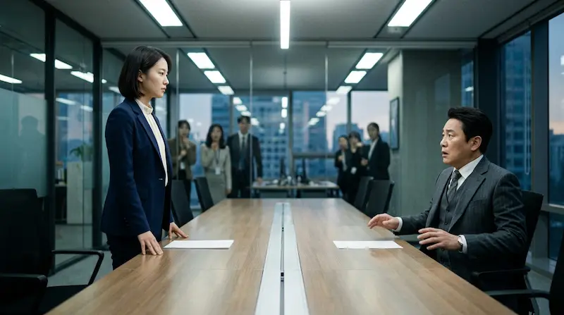 We Are All Trying Here episode 10 Byeon Eun-a Go Youn-jung identity reveal Yeong-sil CEO confrontation