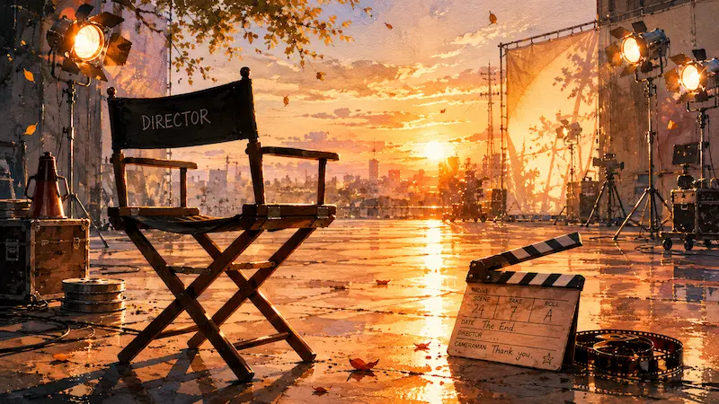 We Are All Trying Here episode 12 finale recap featuring an empty director's chair representing Hwang Dong-man's rookie director award ending