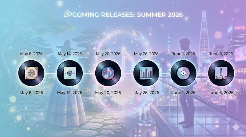My Royal Nemesis OST release timeline from Part 1 to Part 6, May to June 2026