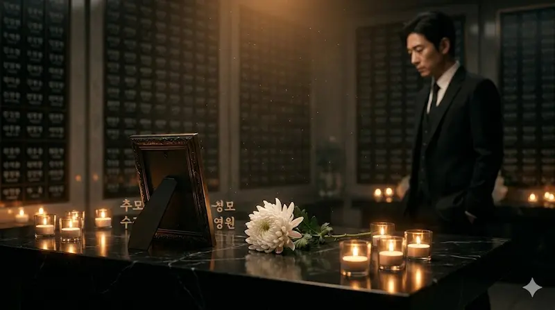 ABOUT's title track First And Last underscores Na Hwa-jin's grief for fiancée Choi Ga-yoon in Teach You a Lesson.