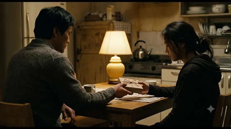 Agent Kim Reactivated Ep 7 Ending – Father Daughter Farewell Manager Kim's tearful farewell with daughter Min-ji at the end of episode 7