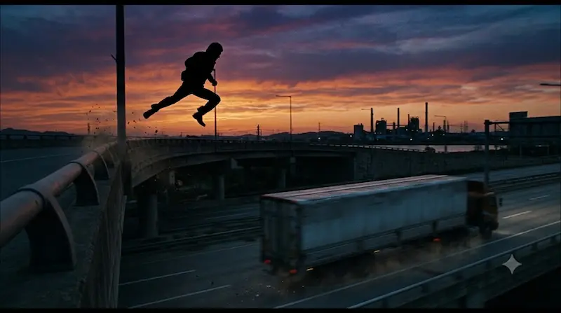 Agent Kim Reactivated Ep 7 Recap – Borderline The high-flying truck stunt sequence from Agent Kim Reactivated episode 7