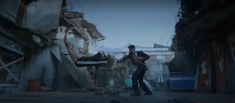 The Moment He Stops Being an Accountant Kim Bujang unleashing hidden black ops combat skills in Agent Kim Reactivated Episode 2 awakening scene Netflix action
