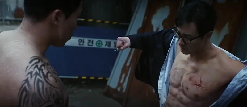 Episodes 3-4 Recap — The Past Written on His Body Agent Kim Reactivated Episode 3-4 recap villain discovering Kim Bujang's combat scars revealing black ops past Netflix Korean drama