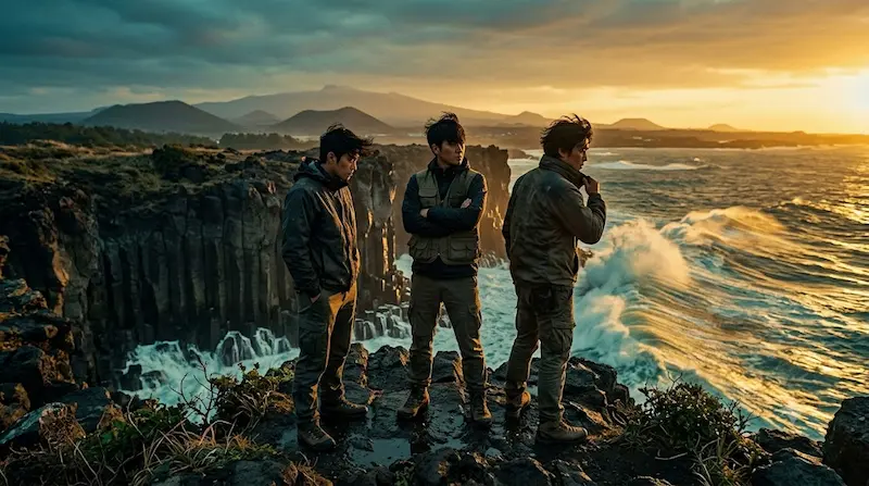 The 2006 Jeju Flashback — Where the Brotherhood Began Jeju Island 2006 flashback showing the origin of the black ops trio in Agent Kim Reactivated Episode 6 Netflix Korean drama