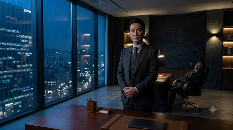 The Apartment Job Episode 4 Ending Cliffhanger Scene Lee Chung-won reveals his true villainous nature in The Apartment Job Episode 4 shocking ending