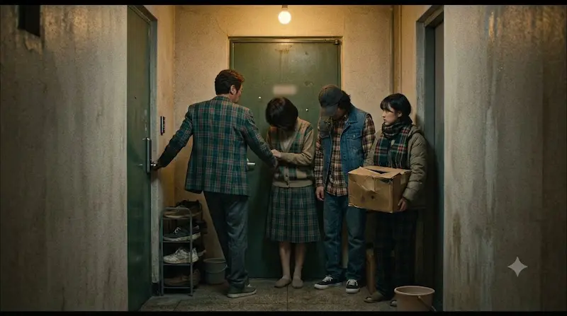 The Apartment Job – The Intermittent Family Park Hae-gang assembles a fake family to gain trust from apartment residents in The Apartment Job