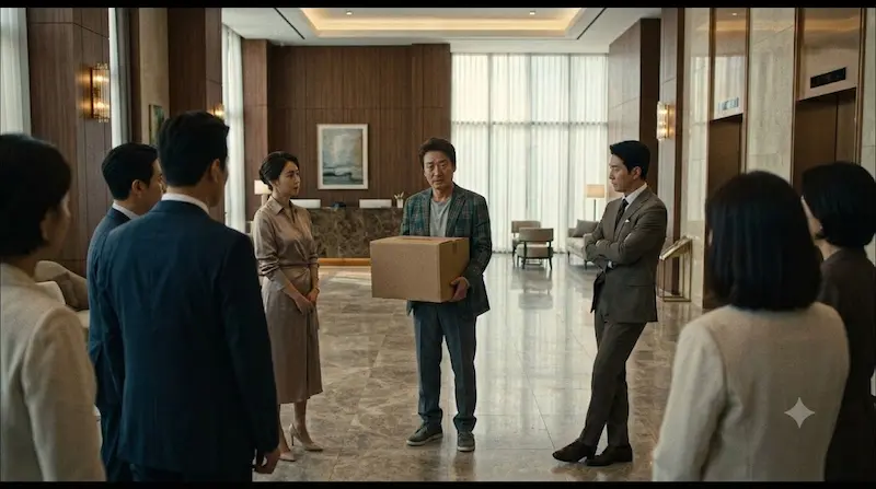 The Apartment Job – Park Hae-gang Moves In Former mob boss Park Hae-gang moves into the luxury Trueview State apartment complex in The Apartment Job